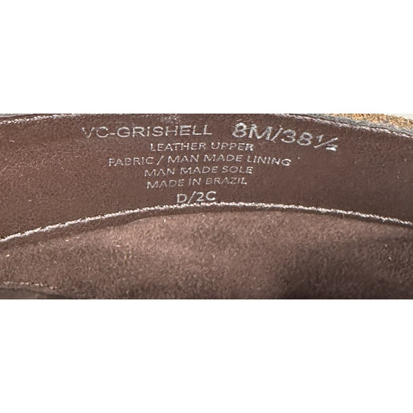 Vince Camuto Grishell Tobacco Brown Suede Ankle Bootie Womens Size 8M New - Picture 8 of 10
